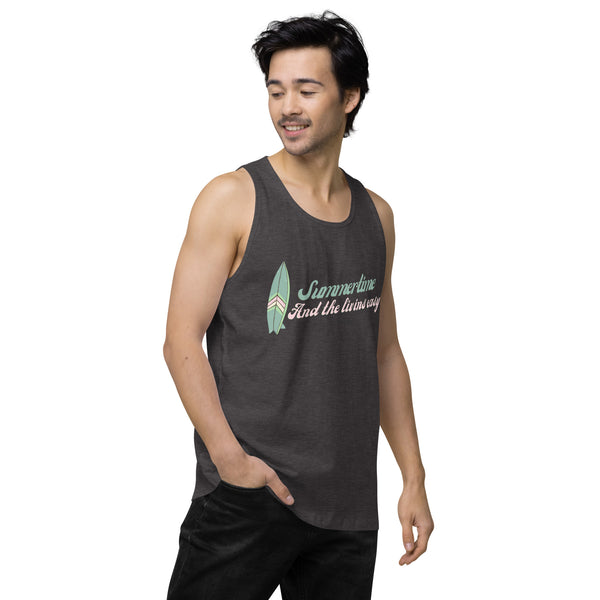 Summertime Men’s premium tank top