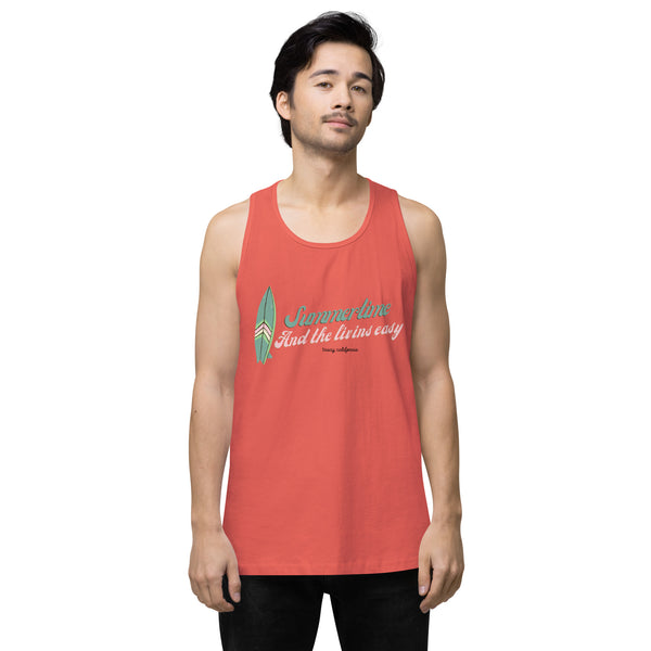 Summertime Men’s premium tank top