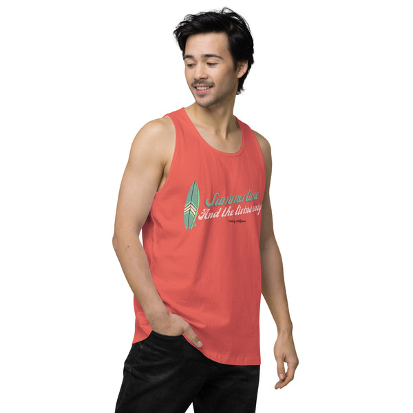 Summertime Men’s premium tank top