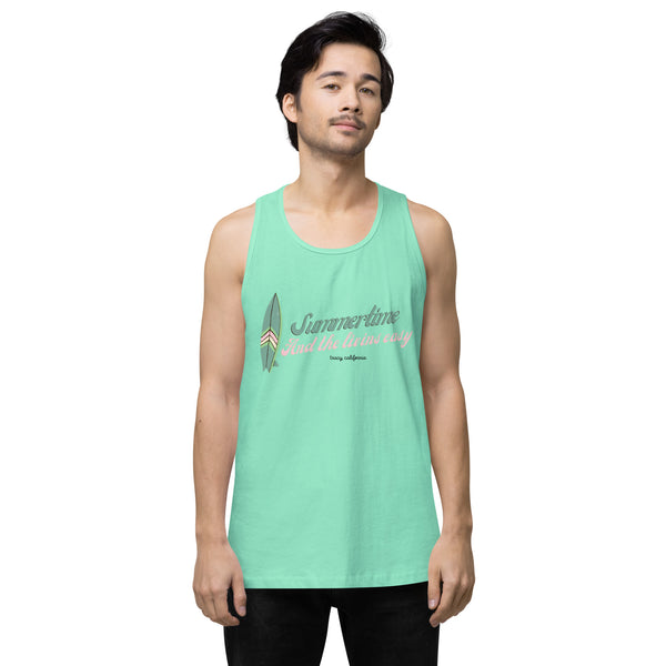 Summertime Men’s premium tank top