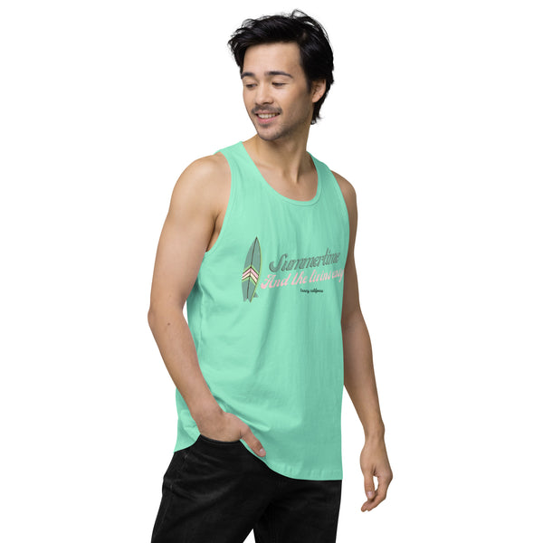 Summertime Men’s premium tank top