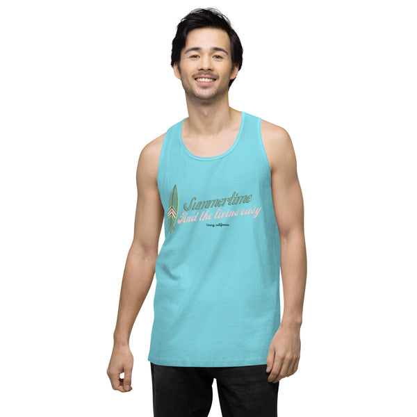 Summertime Men’s premium tank top