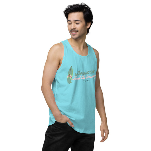 Summertime Men’s premium tank top