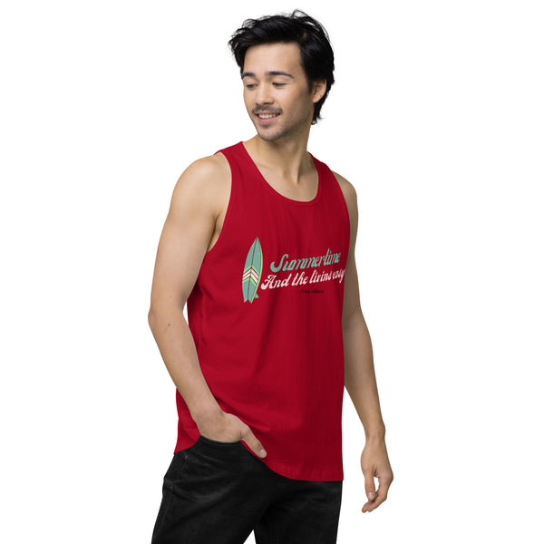 Summertime Men’s premium tank top