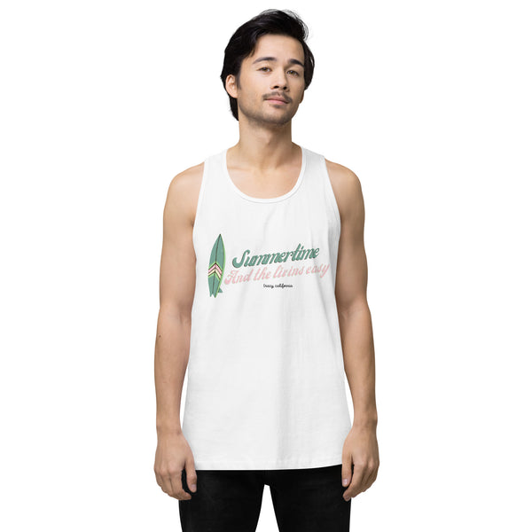 Summertime Men’s premium tank top