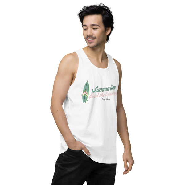 Summertime Men’s premium tank top