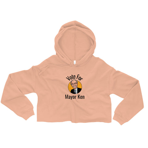 Vote For Ken - Women's Crop Hoodie